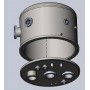 Вакуумная камера ДУ600 (колпак+под) для напылительной установки с водяным охлаждением