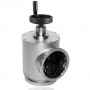 Угловой клапан GD-J100 ISO-K 100 ручной, витоновое уплотнение (нержавеющая сталь)