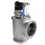 Угловой клапан GDQ-J160 ISO 160 с пневмоприводом, витоновое уплотнение (нержавеющая сталь)